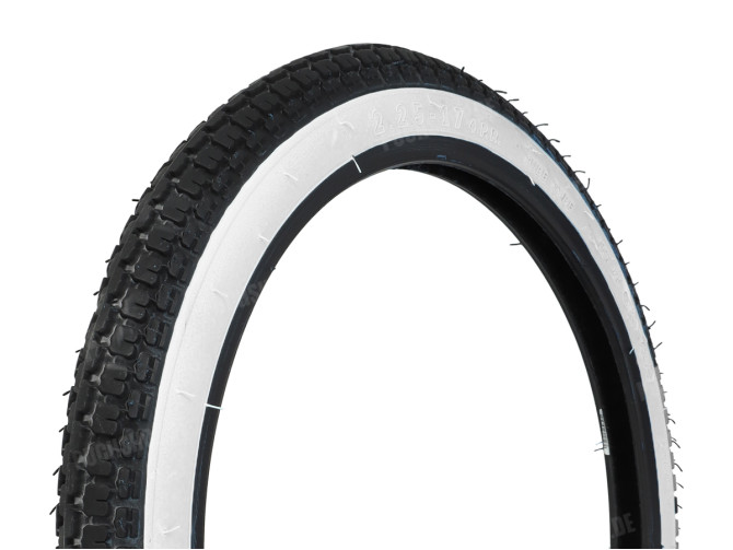 17 inch 2.25x17 Anlas NR-7 tire white wall Puch Maxi / X30 / X50 main