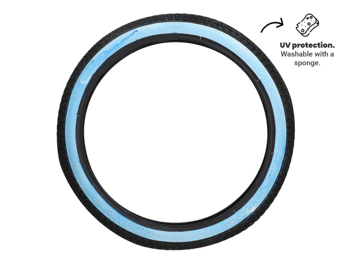 17 Zoll 2.25x17 Anlas NR-7 Reifen Weisswand Schläuche Satz