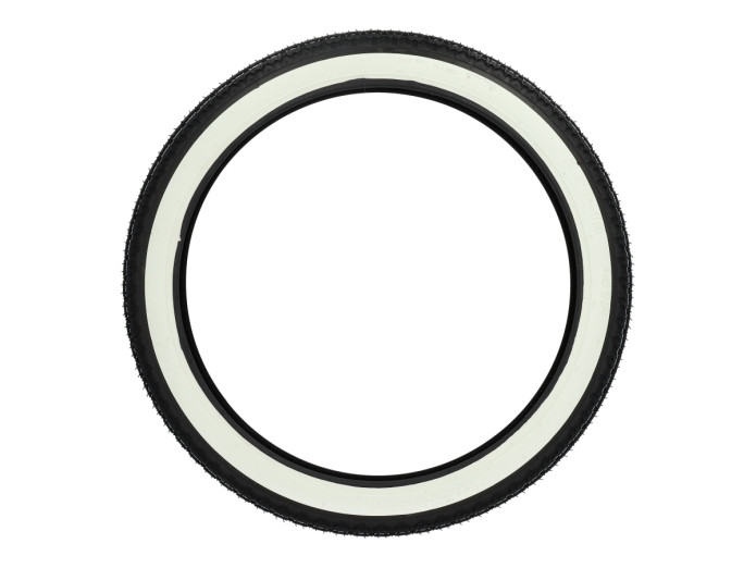 19 inch 2.50x19 Kenda K252 tire white wall street profile