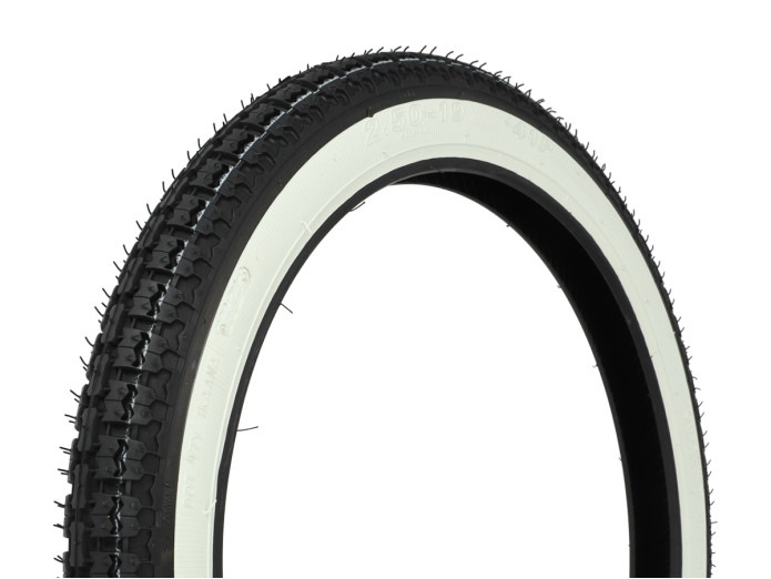 19 inch 2.50x19 Kenda K252 tire white wall street profile