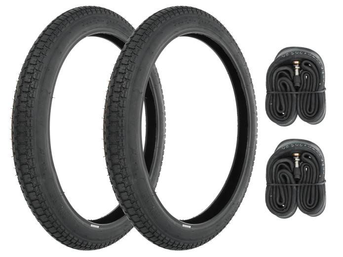 17 inch 2.25x17 Anlas NR-7 banden set Puch Maxi / X30 / universeel