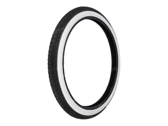 19 inch 2.25x19 Anlas NR-7 tire white wall set Puch MV / VS
