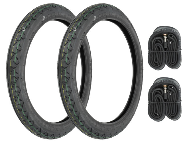 17 inch 2.25x17 Deestone D798 tire semi slick set Puch Maxi S / N / K / X30 / X50 product