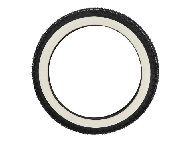 17 inch 2.75x17 Kenda K265 4P tire white wall street profile product