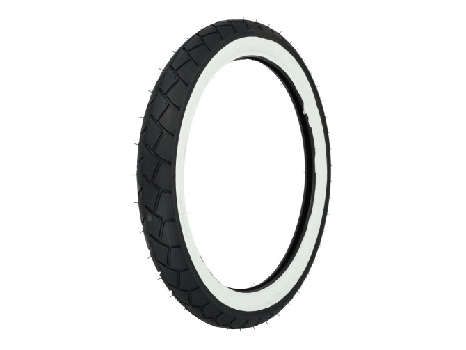 17 inch 2.50x17 Sava / Mitas MC11 tire semi slick white wall product