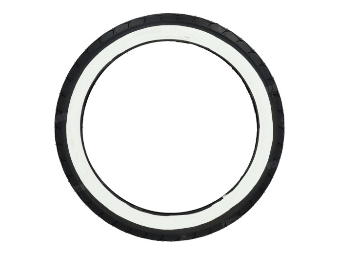 17 inch 2.50x17 Mitas MC-11 band semi slick white wall
