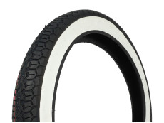 16 inch 2.25x16 Sava / Mitas B8 tire whitewall street profile