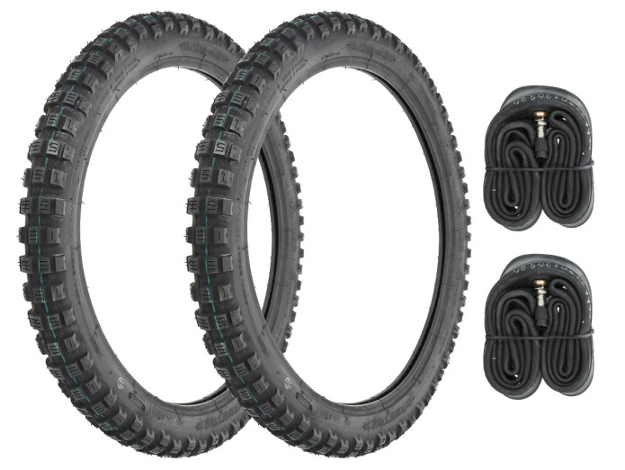 17 inch 2.25x17 Deestone D982 band cross set