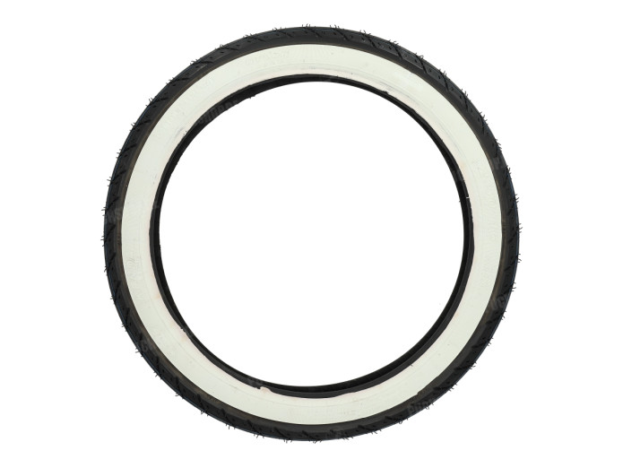 16 inch 2.50x16 Kenda K327 white wall tire with street profile
