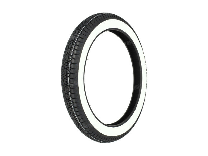 17 inch 2.75x17 Mitas B-7 whitewall tire 