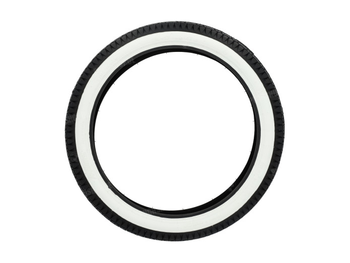 17 inch 2.75x17 Mitas B-7 whitewall tire 