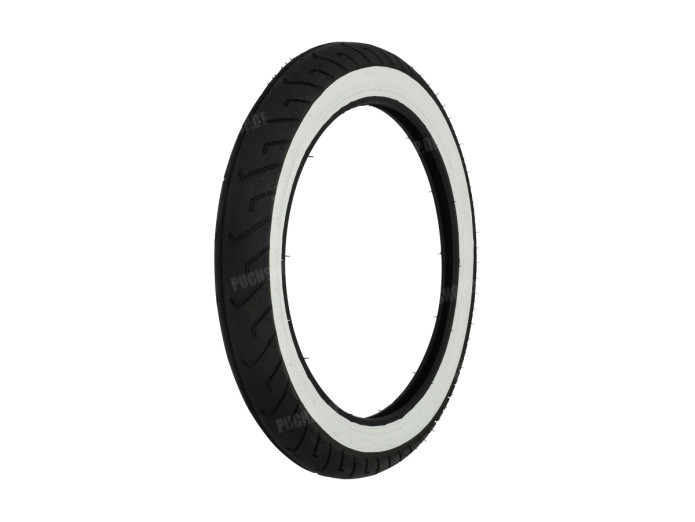 16 inch 2.50x16 Mitas MC-2 white wall semi-slick tire 