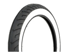 16 inch 2.50x16 Mitas MC-2 white wall semi-slick tire 