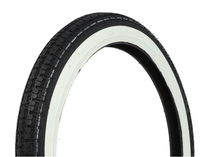 17 inch 2.25x17 Kenda K252 tire white wall street profile! product