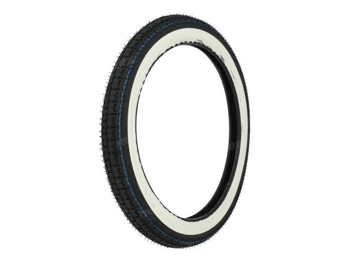 16 inch 2.25x16 Kenda K252 tire white wall street profile
