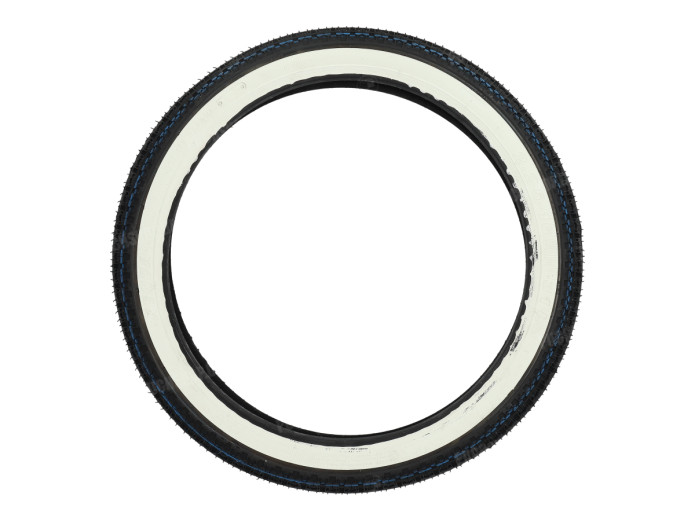 16 inch 2.25x16 Kenda K252 tire white wall street profile
