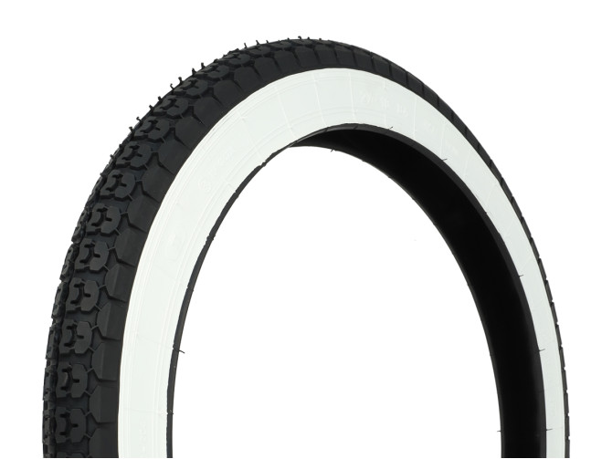 18 inch 2.25x18 Mitas B4 tire white wall street profile product