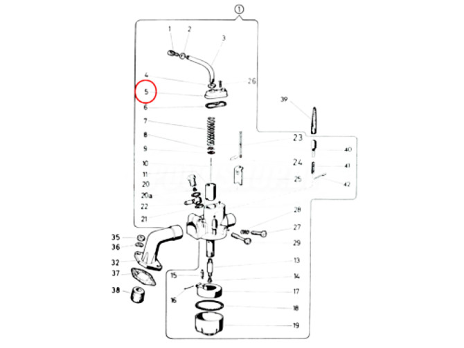 Bing 12-15mm throttle drum cover product