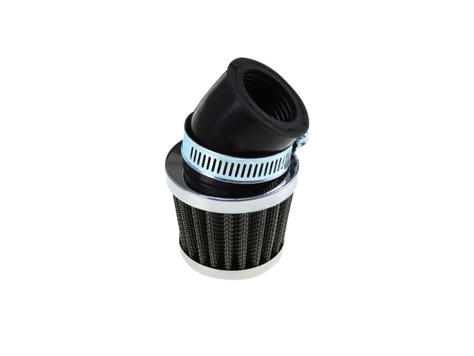 Air filter 32mm power 45 degrees angled chrome product