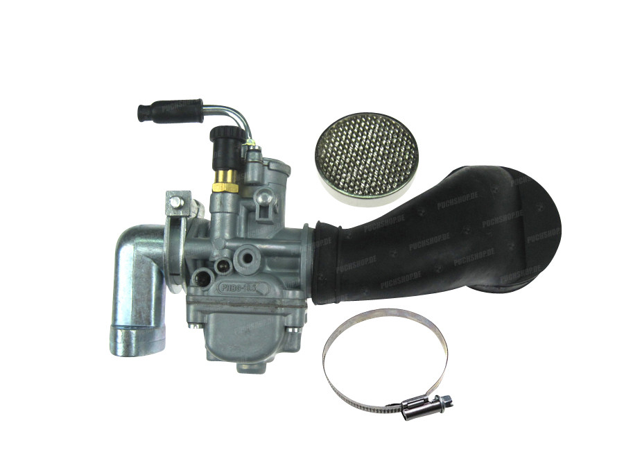 Dellorto PHBG 17.5mm carburetor replica with manifold and air filter main