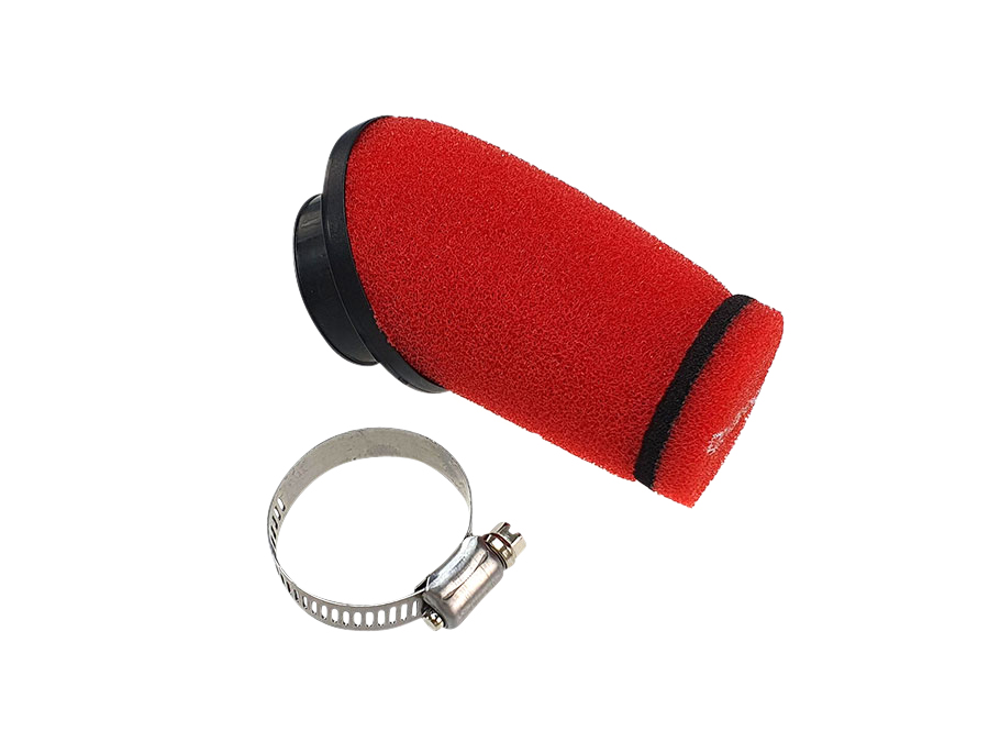 Powerfilter Schräg 35mm Dellorto PHBG Puch Maxi E50 Mofa Moped Teile Luftfilter