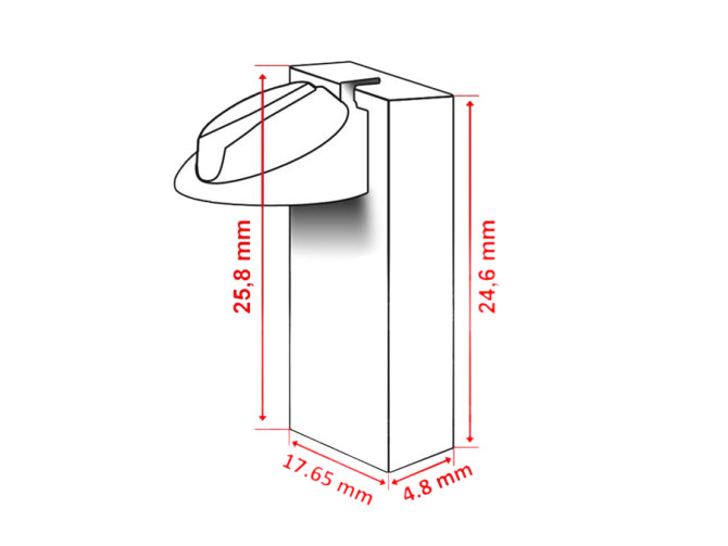 Dellorto SHA carburetor throttle drum metal replica product
