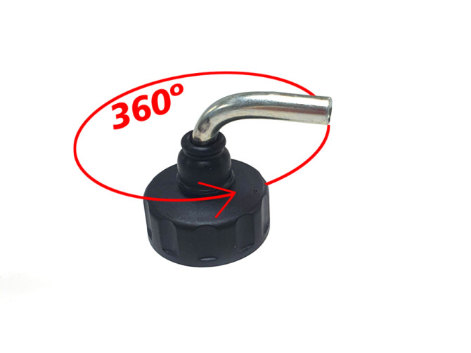 Dellorto PHBG throttle drum cover new model (elbow 360 degrees rotatable) product