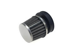 Air filter 60mm power small chrome Dellorto SHA / Bing 15mm - 17mm