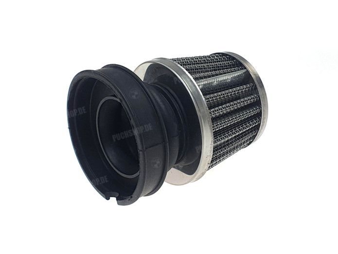 Luchtfilter 60mm powerfilter chroom (Dellorto SHA)