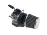 Air filter 60mm power small chrome Dellorto SHA  thumb extra