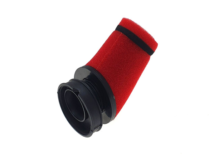 Air filter 60mm power TNT red angled Dellorto SHA product