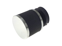 Air filter 60mm foam black with chrome Athena Dellorto SHA / Bing 15mm - 17mm