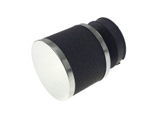 Air filter 60mm foam black with chrome Athena Dellorto SHA / Bing 15mm - 17mm