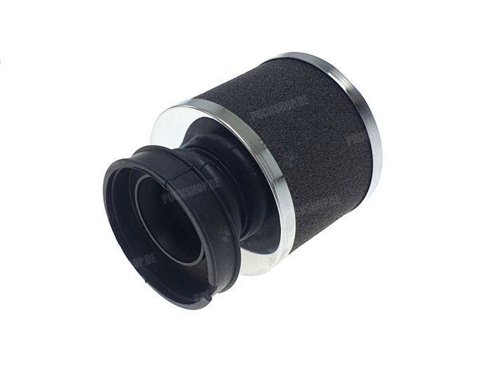Air filter 60mm foam black with chrome Athena (Dellorto SHA)