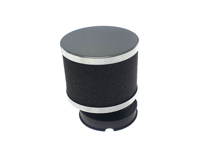 Air filter 60mm foam black with chrome Athena Dellorto SHA product