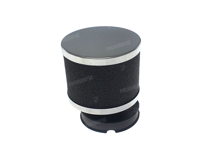Air filter 60mm foam black with chrome Athena (Dellorto SHA)