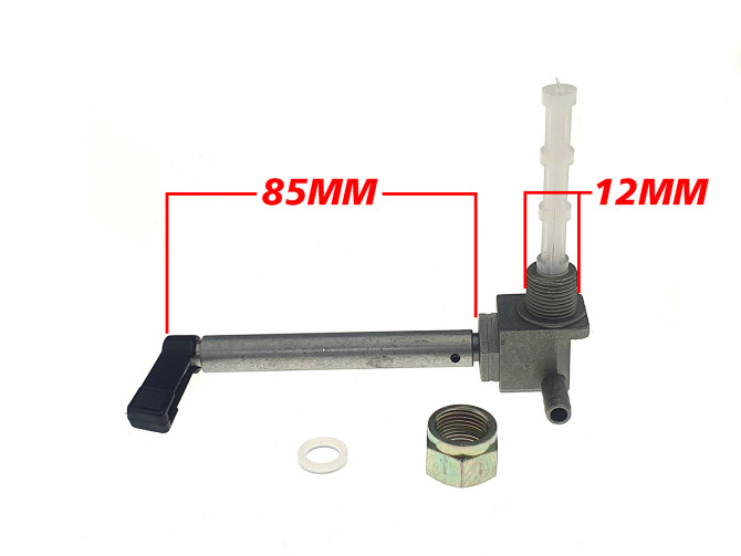 Benzinekraan M12x1 met lange hevel OMG A-kwaliteit product