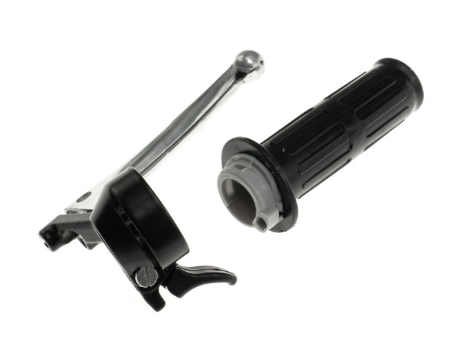 Handle set right throttle lever Lusito A-quality with choke lever as original  product