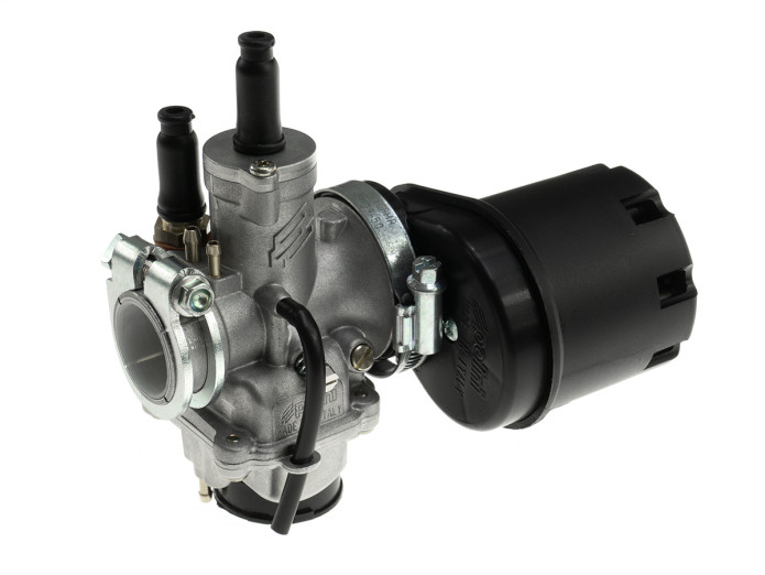 Polini CP 21mm carburetor cable choke clamp connection with air filter