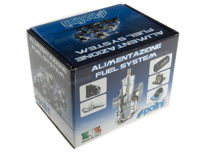 Polini CP 21mm carburetor cable choke clamp connection with air filter