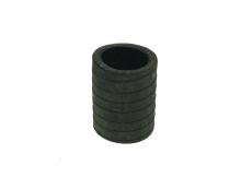 Suction hose silicone 25mm PHBG / Polini CP black 