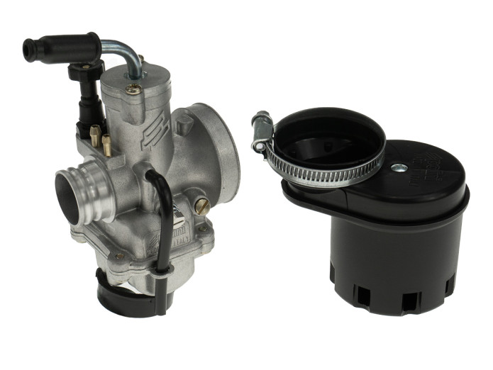 Polini CP 21mm carburetor spigot manual choke with air filter
