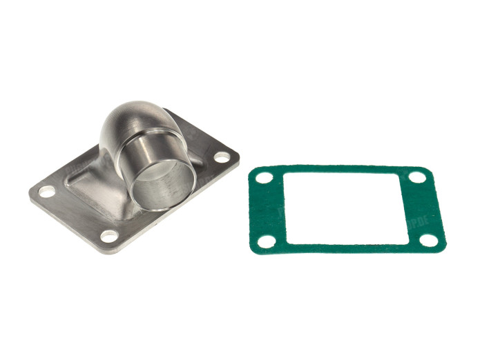 Reed valve 74cc Gilardoni / Italkit + Dellorto 21mm sideways aluminium low model manifold 