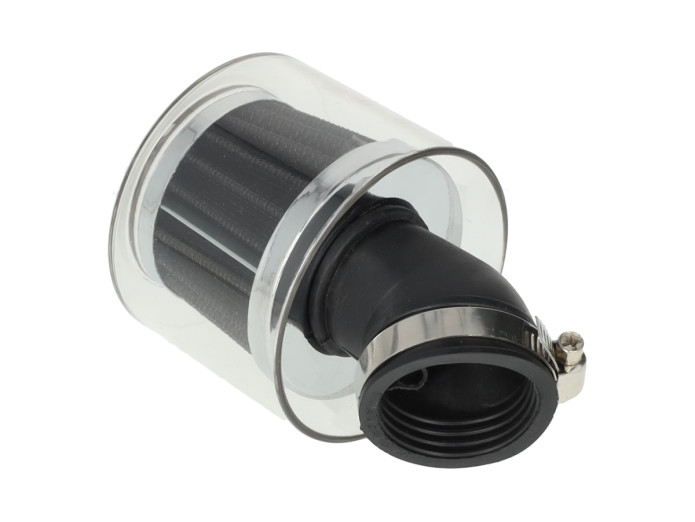 Air filter 35mm powerfilter with cap angled 45 degrees (Dellorto PHBG)