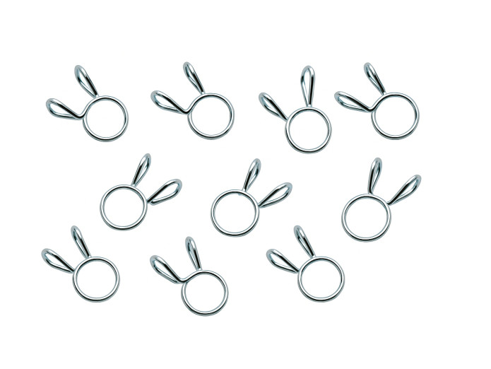 Slangklem 8mm clip model Mickey (10 stuks)