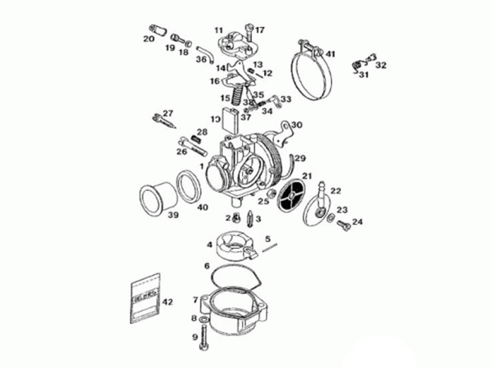 Dellorto SHA Vergaser Choke Hebel Federn Satz