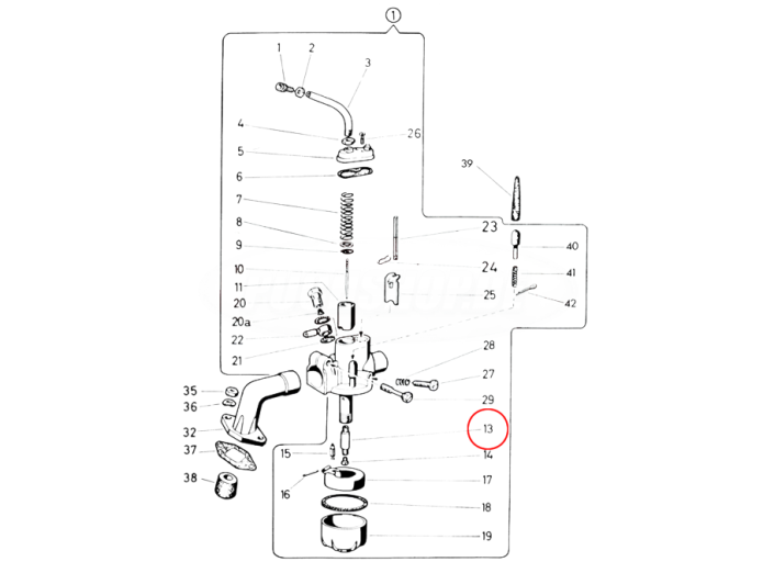 Bing 12-15-17 Düsenstock 215 (3.5mm)