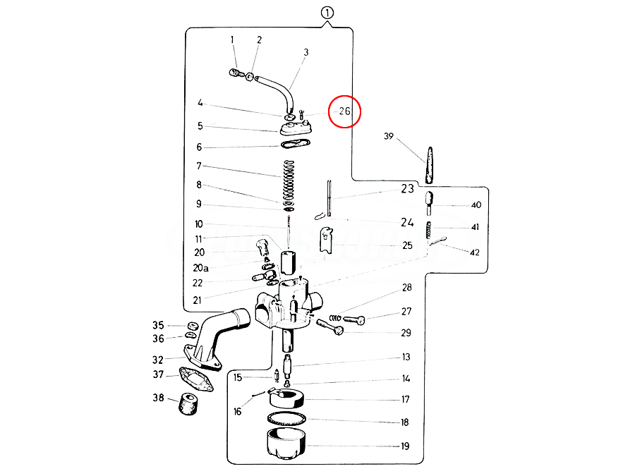 Bing 10-15mm Schraube für Gasschieberdeckel product