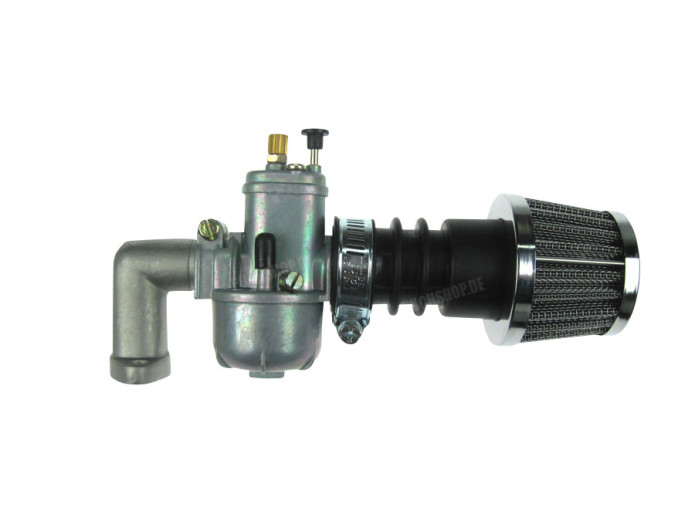 Bing 15mm carb replica 3.5mm sproeier powerfilter Puch Maxi