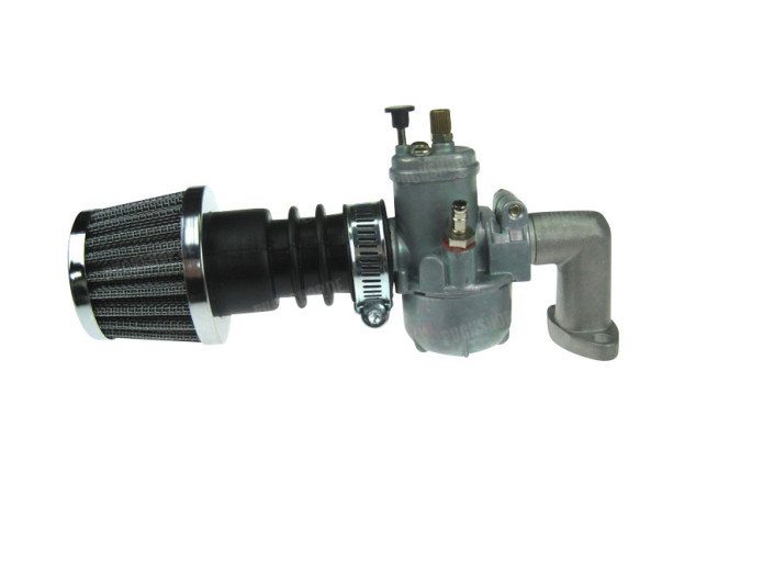 Bing 15mm carb replica 3.5mm sproeier powerfilter Puch Maxi